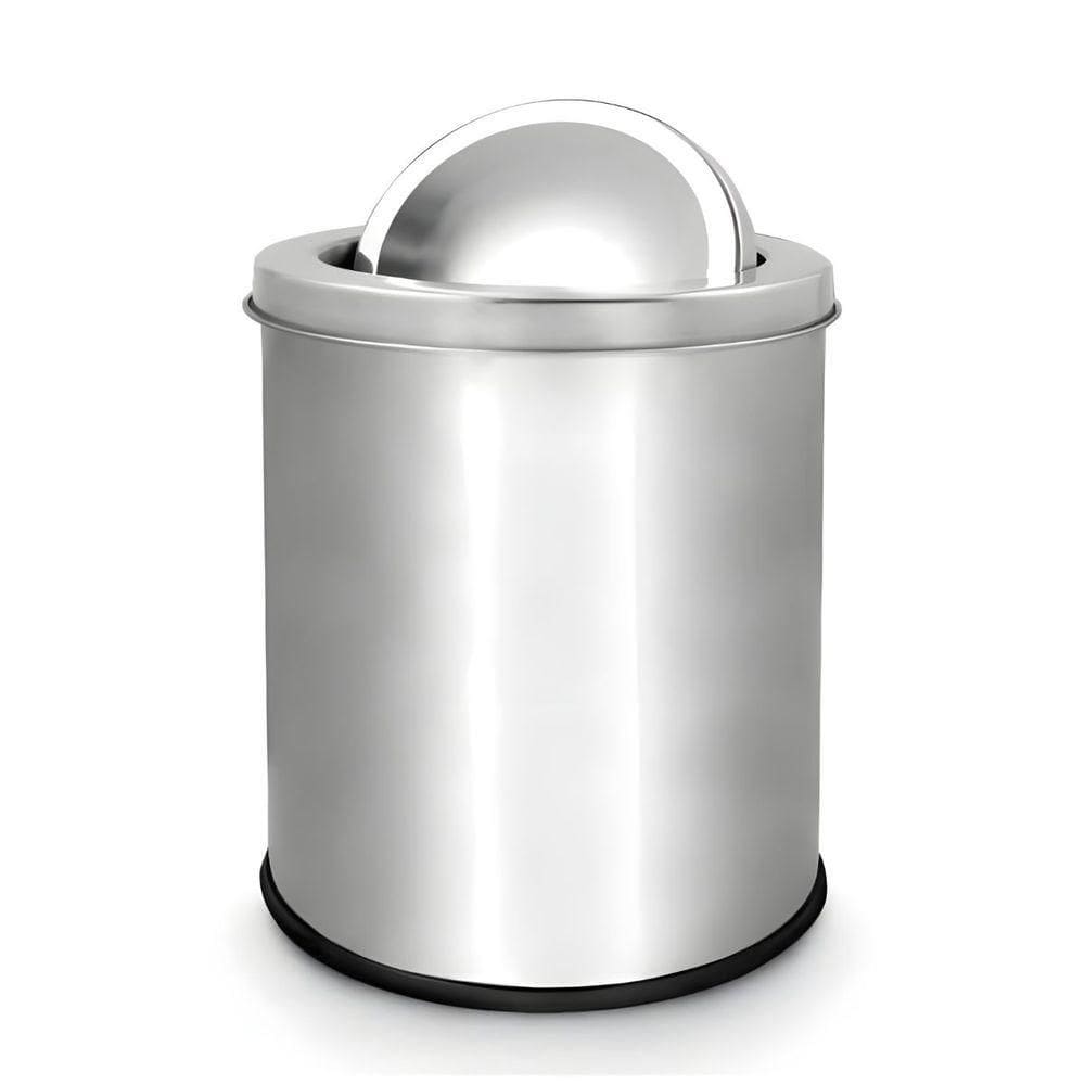 Lixeira Basculante Multiuso Inox 12 Litros - Design Moderno e Praticidade