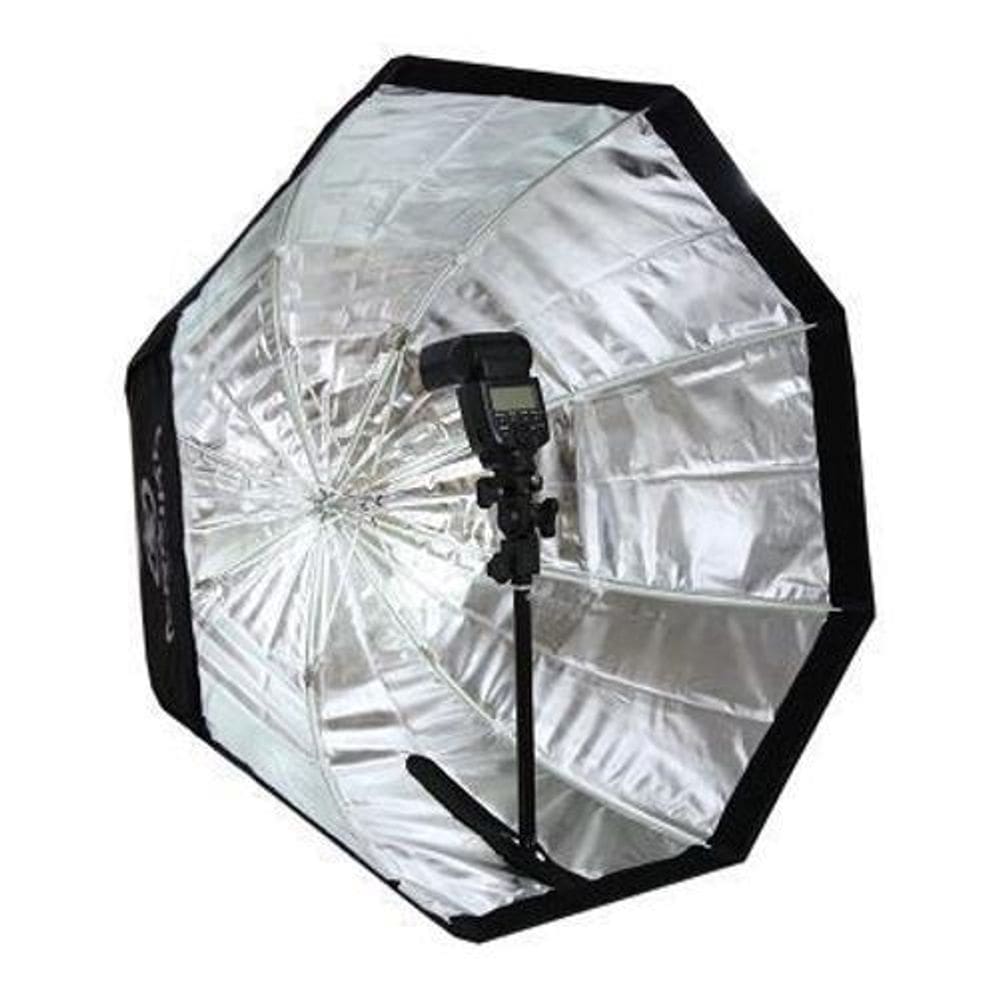 Sombrinha 80Cm Octabox Iluminação Para Estúdios Fotográficos