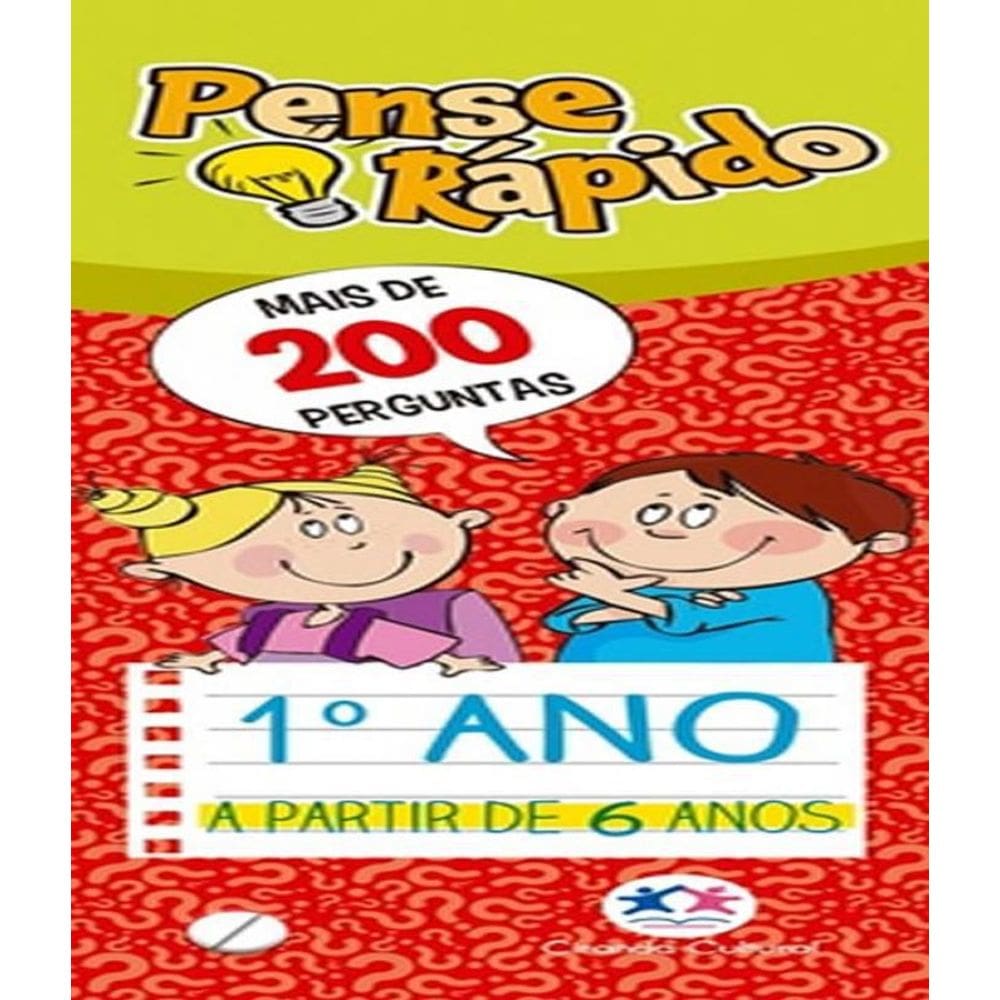 Livro Pense Rapido - 1 Ano