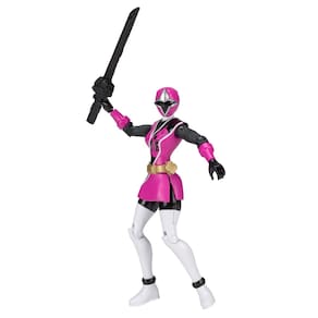 Boneco de ação Power Rangers Ninja Steel Pink Ranger 13 cm