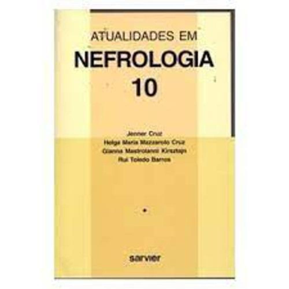 Livro - Atualidades Em Nefrologia - Volume 10