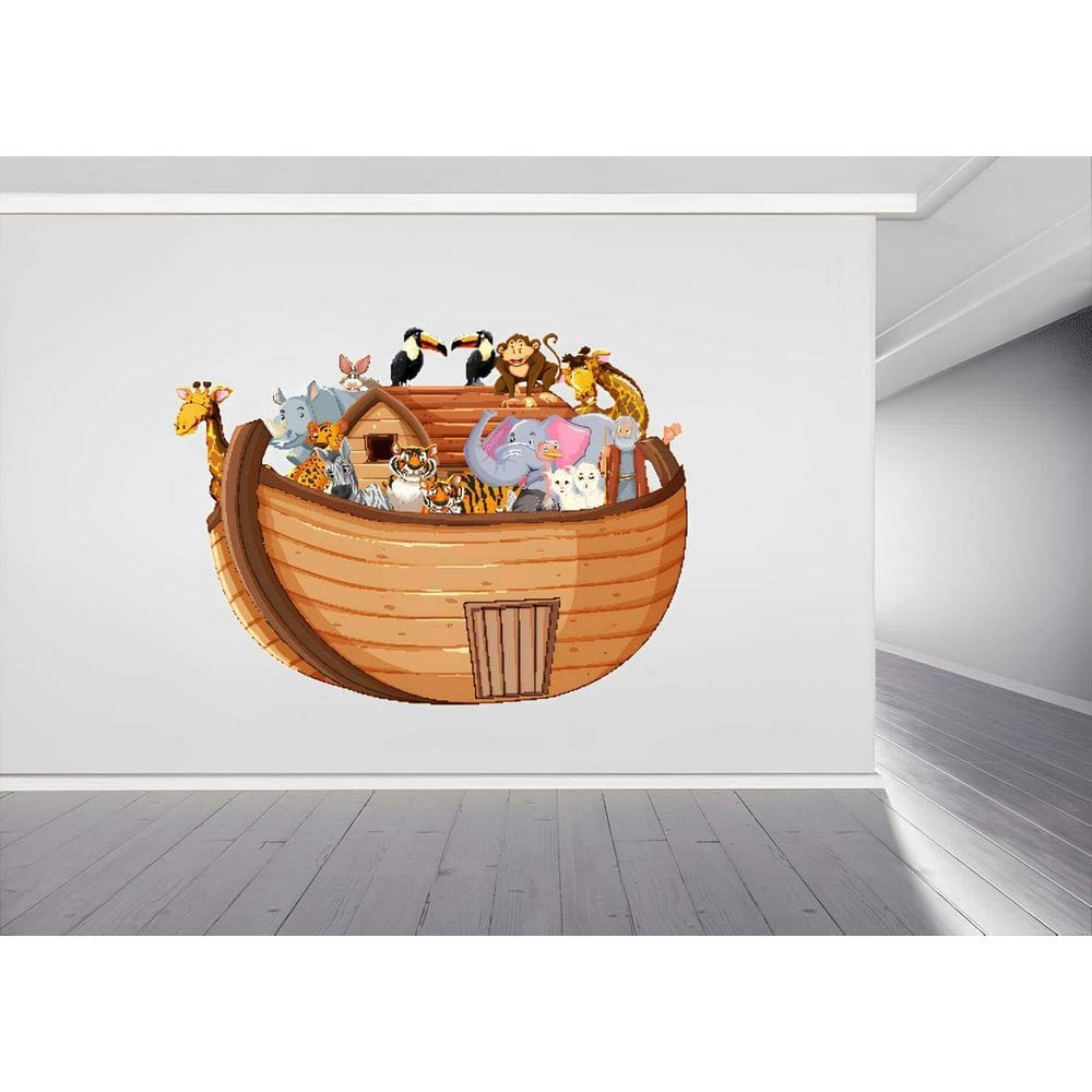 Adesivo De Parede Arca De Noé Mod02