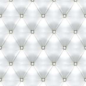 Papel De Parede Adesivo Couro Branco - 3,0M