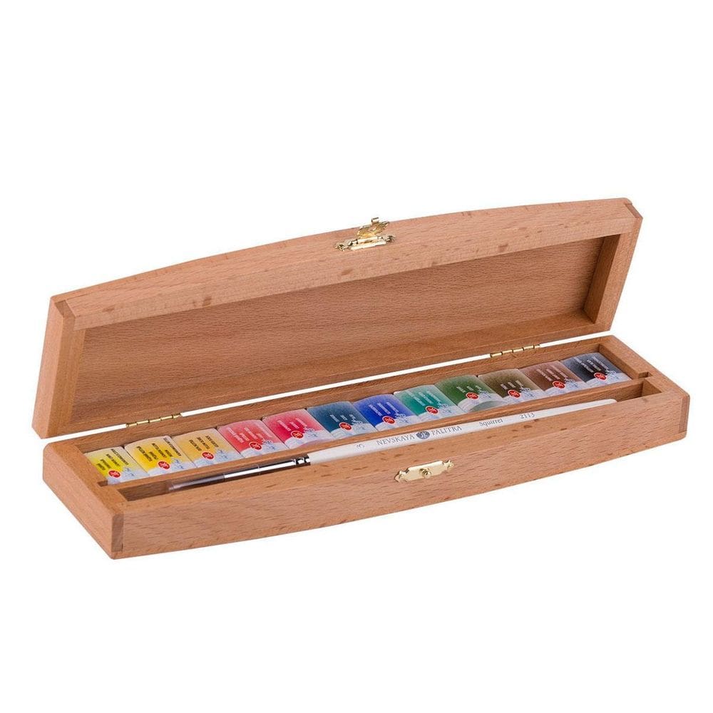 Kit Luxo Com 12 Aquarelas White Nights Fullpan 084
