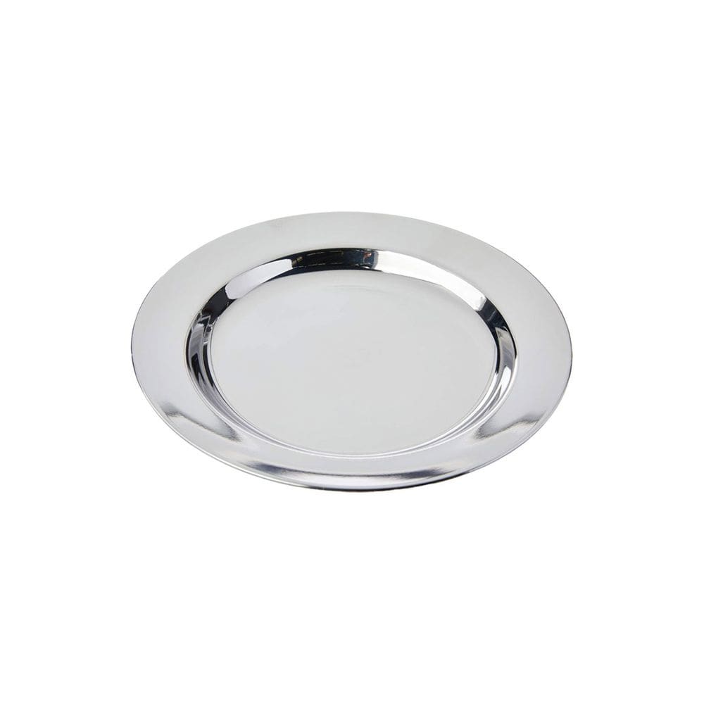 Prato Fundo Aço Inox Buffet Escola Restaurante Bar 22cm