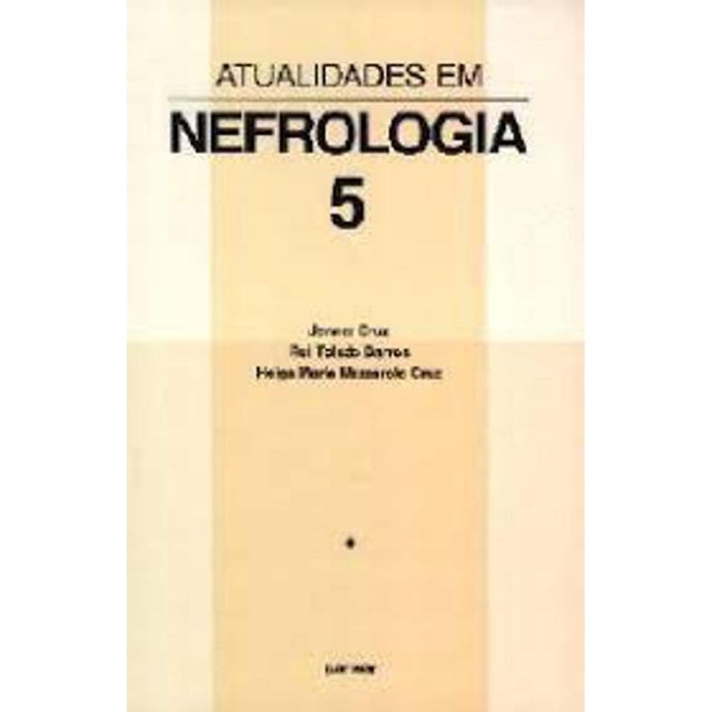 Livro Atualidades Em Nefrologia 5