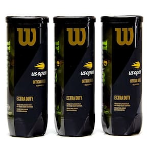 Bola de Tênis Wilson Us Open Extra Duty Pack Com 03 Tubos