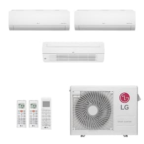Ar-Condicionado Multi Split Inverter LG 21.000 (2x Evap HW 9.000 + 1x Evap Cassete 1 Via 12.000) Quente/Frio 220V