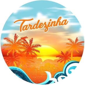 Painel Redondo 3D Sublimado Tardezinha Frd-5022