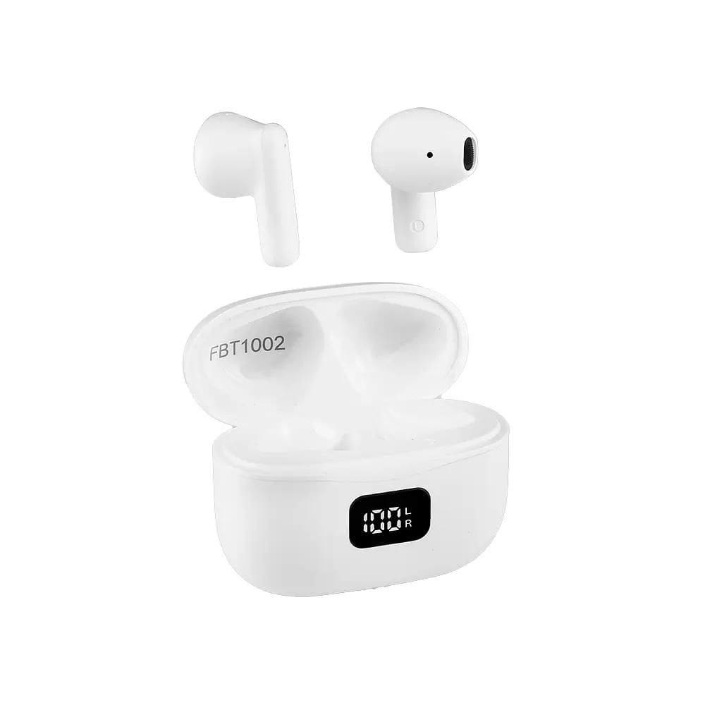 Fone Bluetooth TWS FBT1002 Branco, 65000005, MAXPRINT
