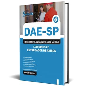 Apostila Dae Bauru 2025 - Leiturista E Entregador De Avisos