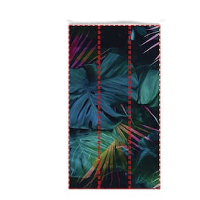 Papel De Parede Painel 3D Folhas Coloridas Viníl 1,5M