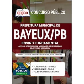Apostila Prefeitura Bayeux Pb - Ensino Fundamental