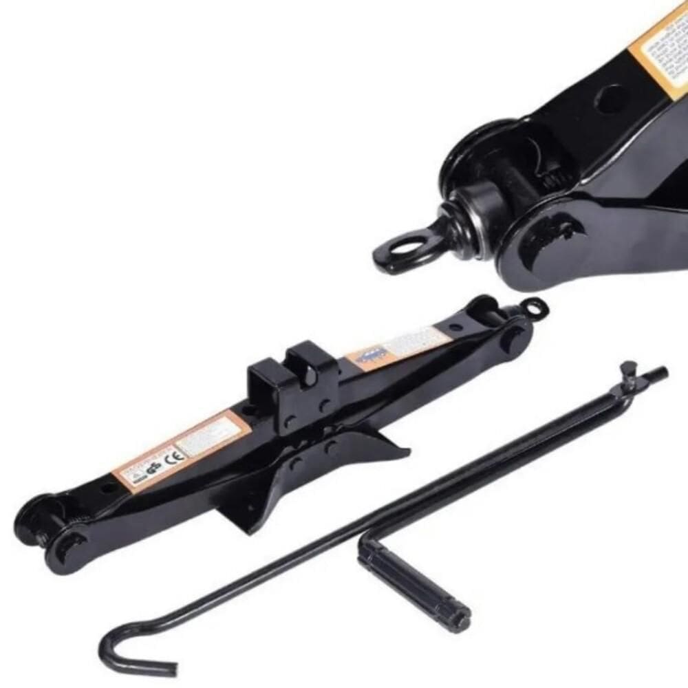Macaco Sanfona 1000Kg Suporte Automotivo Pneus Universal Joelho Jacare Mecanico Manual 1 Tonela