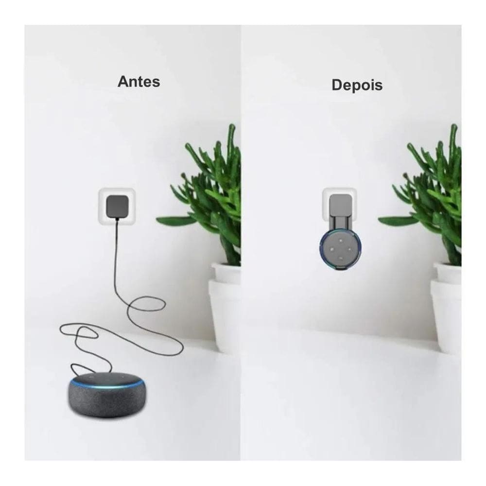 Suporte De Parede Para Amazon Echo Dot 3 Branco
