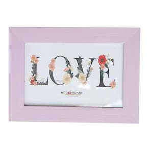 Quadro Para Parede 30X40 Madeira Rec 101/11 Rosa