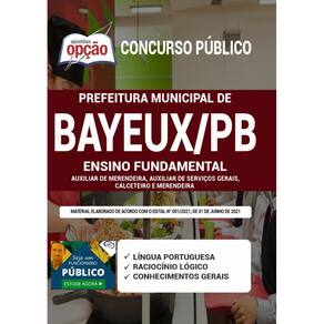 Apostila Prefeitura Bayeux Pb - Ensino Fundamental