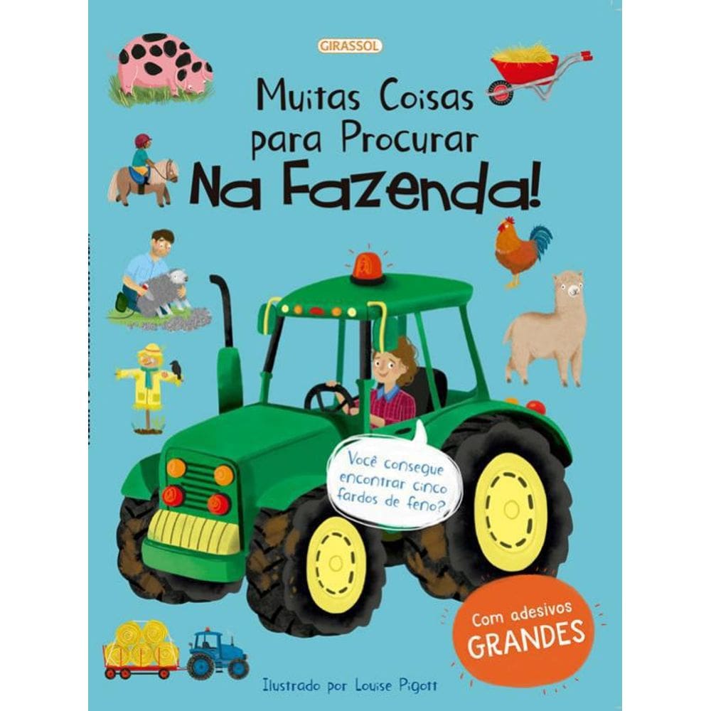 Livro Muitas Coisas Para Procurar Na Fazenda