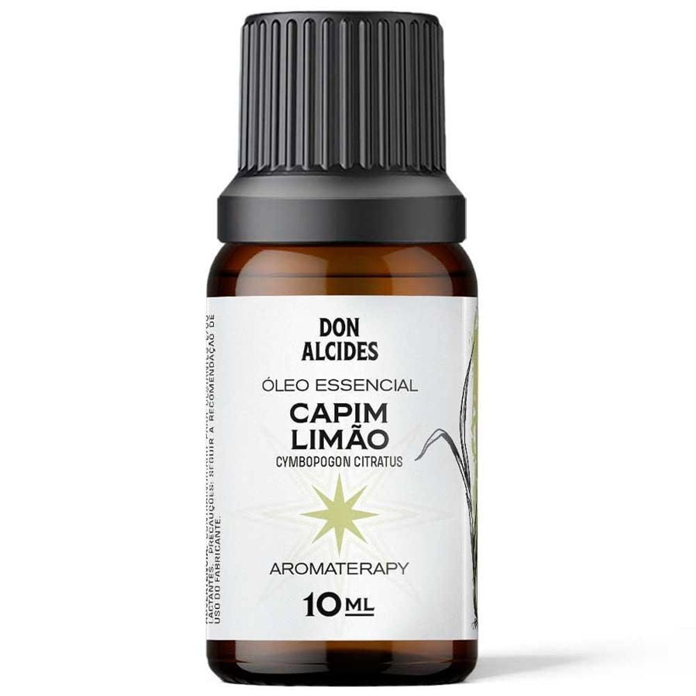 Óleo Essencial Capim Limão Aromaterapia 10Ml Don Alcides
