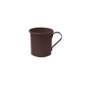 Caneca de Aluminio Marrom Chocolate Cafe Capucino 250ml