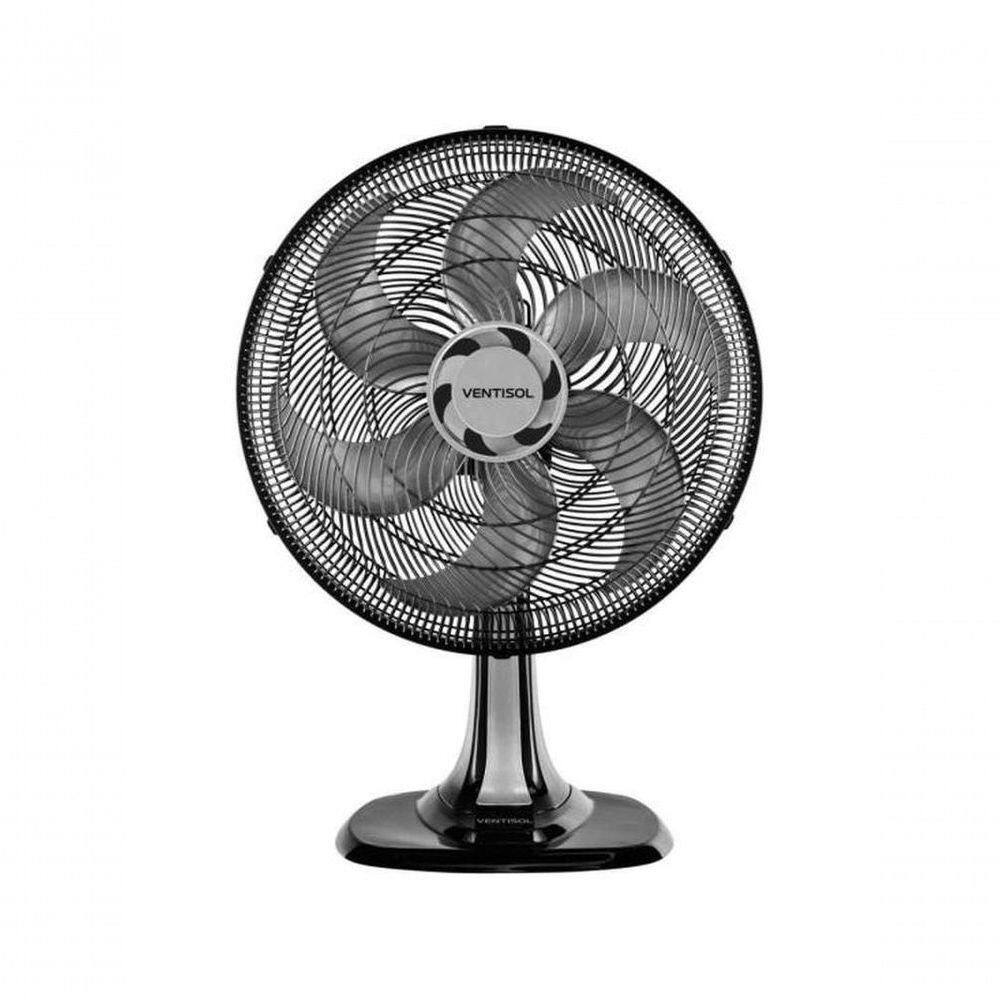 Ventilador De Mesa Ventisol Turbo 6 40cm Preto-cinza 110V