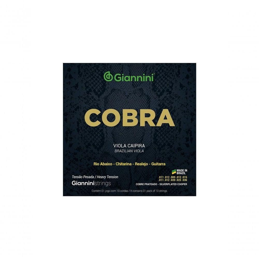 Encordoamento Para Viola Aço Prateado Tensão Pesada Série