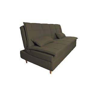 Sofá Cama 3 Lugares 197cm Soho Suedecappucino Herrero Decor Cappuccino