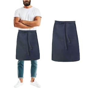 Avental de Cintura Jeans Barista Chef Garçom Bartender 10un