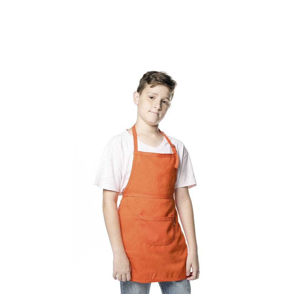 Avental Infantil Juvenil Laranja Cozinha Artesanato Pintura