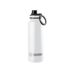 Garrafa Térmica Com Suporte Magsafe, Branca - Magring - Gshield