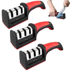 Kit Com 3 Amoladores De Facas 3 Estágios Precisão