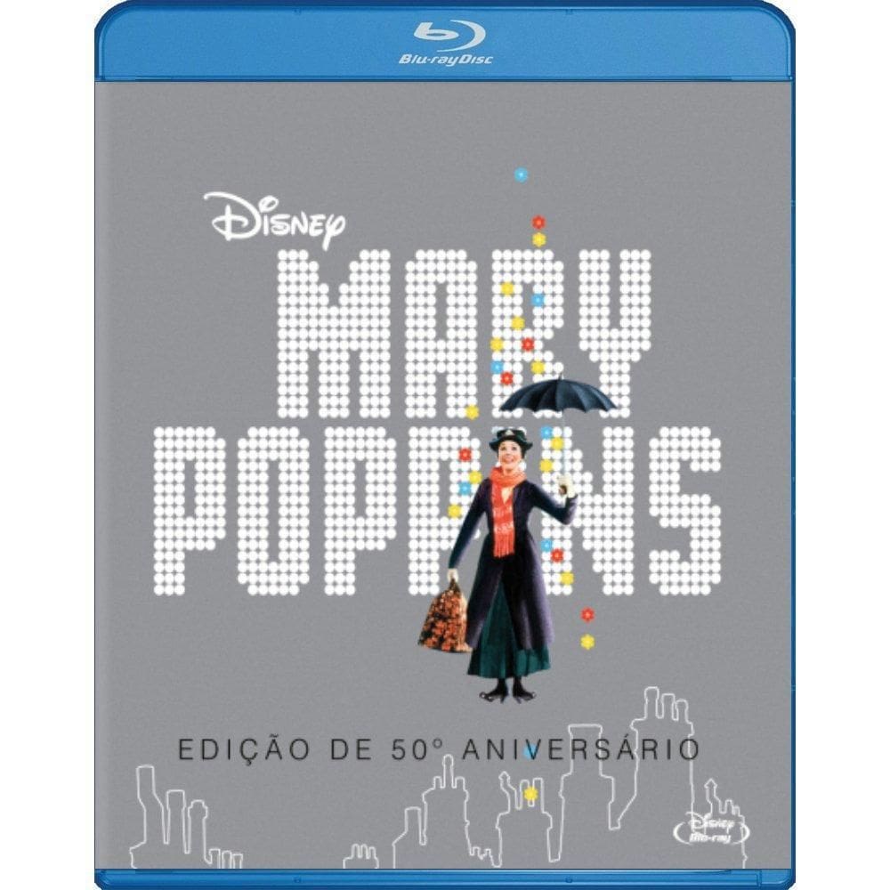 Mary Poppins Edição De 50 Aniversário - Blu-Ray Disney