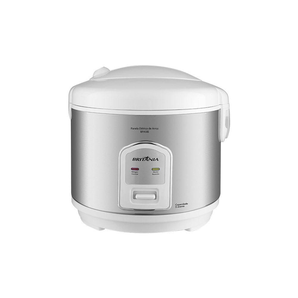 Panela Elétrica De Arroz Britânia Bpa5bi Inox - Branca 220v