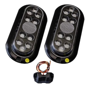 Lanterna Led Carretinha Reboque Par + 1 Lanterna De Placa