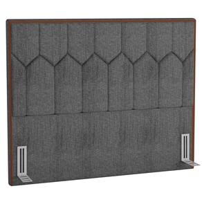Cabeceira Cama Casal King 195cm órion P02 Linho Cinza - Mpozenato