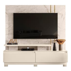 Estante Painel Para 75 Pol 183cm Luara Z10 Off-calacata - Mpozenato