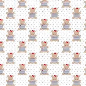 Papel De Parede Ursinho Quarto Infantil Bebê Autocolante