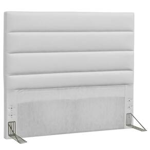 Cabeceira Casal 140cm Greta Sintético Branco - Mpozenato