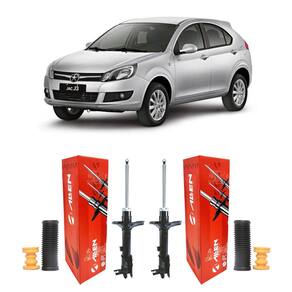 Amortecedor E Kit Batente Coifa Traseiro J3 2013 2014 2015
