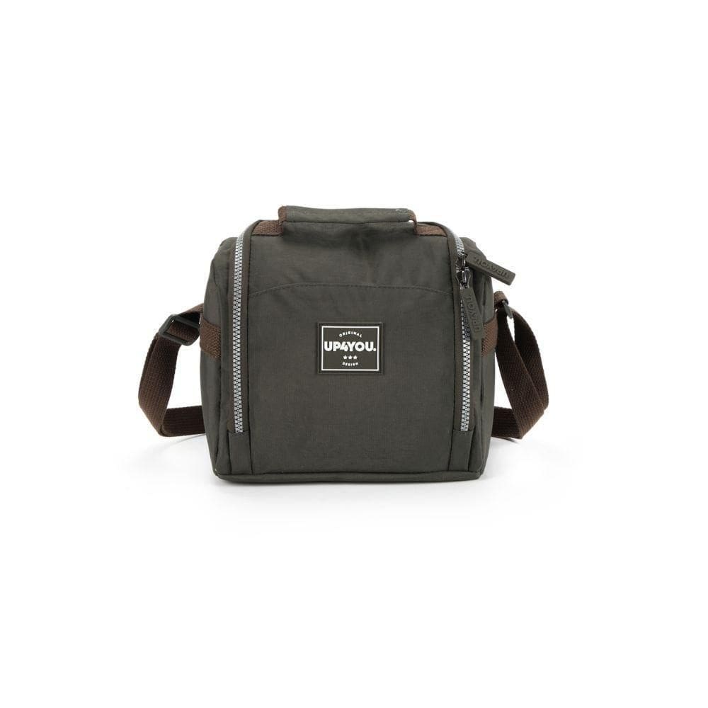 Bolsa Térmica Up4you Cinza 21cm x 23cm x 15cm 100% Poliéster