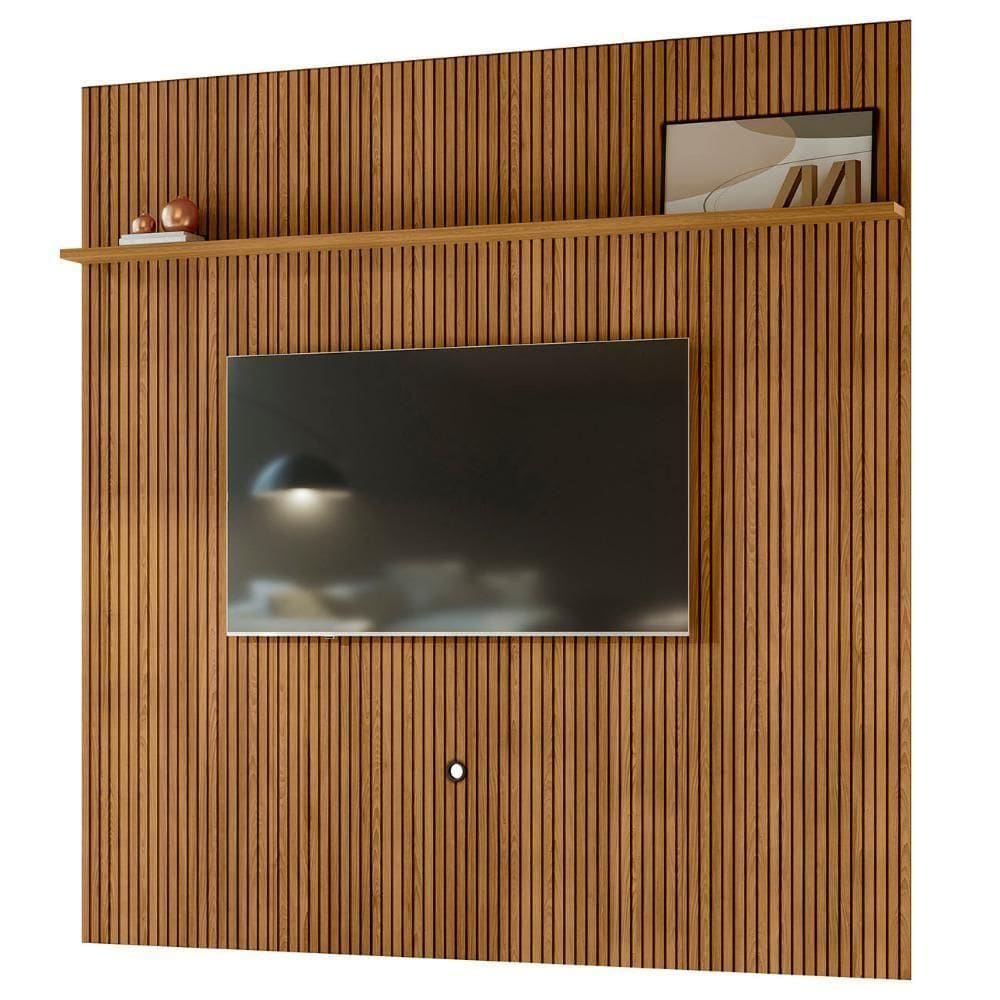 Painel Para 75 Polegadas 238cm André Z10 Cumaru - Mpozenato