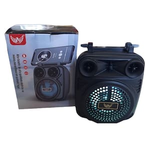 Caixinha Portátil De Som Bluetooth Usb Radio Fm