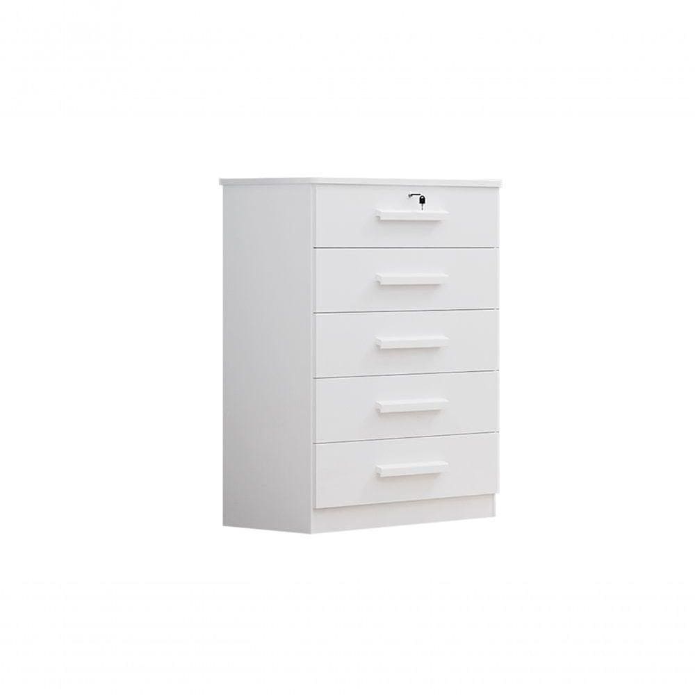 Cômoda Ipanema 5 Gavetas - D` Doro Branco
