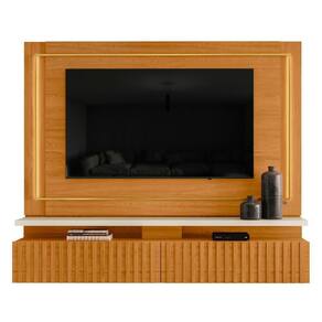 Estante Painel Para 75 Pol 216cm Mical Z10 Off-cinamomo - Mpozenato