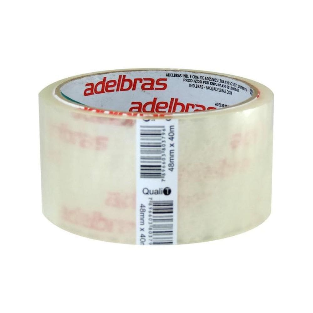 28 Fitas Adesivas Pvc 40M X 48Mm Embalagem Caixa De Papelão.