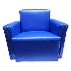Poltrona Infantil Sofazinho Reforçada Decoração Modelos Azul