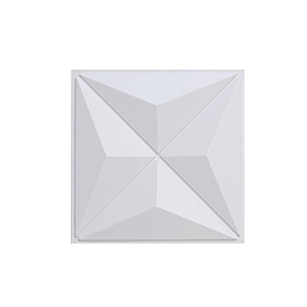 Kit 40 Placas Pvc 3D Revestimento De Parede Estrelar 25 Cm
