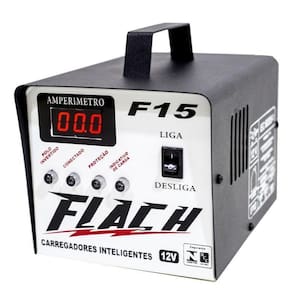 Carregador Bateria 15Amp 12V Inteligente Com Aux Part F15