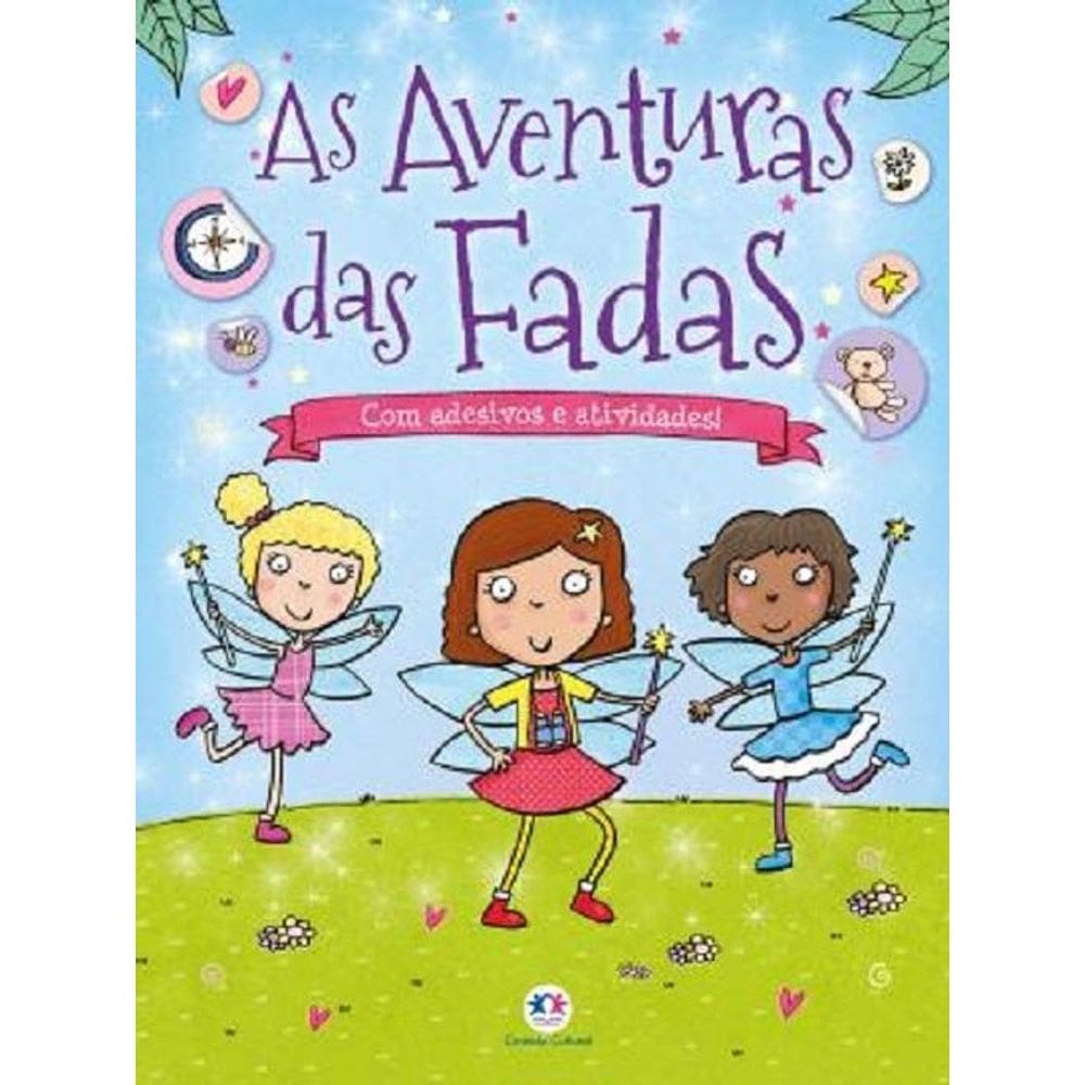Livro As Aventuras Das Fadas Com Adesivos