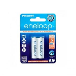 Pilha Recarregável 1,2v Aa 2000mah Eneloop (c-2 Pilhas) Panasonic - Car - 2